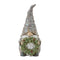 Melrose Pine Tree Trunk Gnome with Wreath Accent (Set of 2)