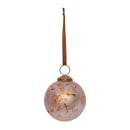 Melrose Rusted Violet Mercury Glass Ball Ornament (Set of 6)