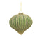 Melrose Ribbed Glass Ornament with Gold Accent (Set of 6)