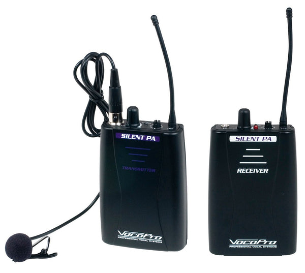 VocoPro SilentPA-PORTABLE 16-Channel UHF Wireless Audio Broadcast System