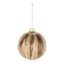 Melrose Glitter Painted Glass Ball Ornament (Set of 6)