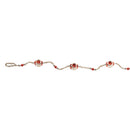 Melrose Glass Reflector Ornament String Garland 6.5"L