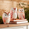 Melrose Terra Cotta Owl Decor (Set of 3)