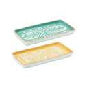 Melrose Ornamental Ceramic Tray (Set of 6)