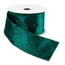 Melrose Teal Blue Wired Ribbon 2.5" x 10 Yds.