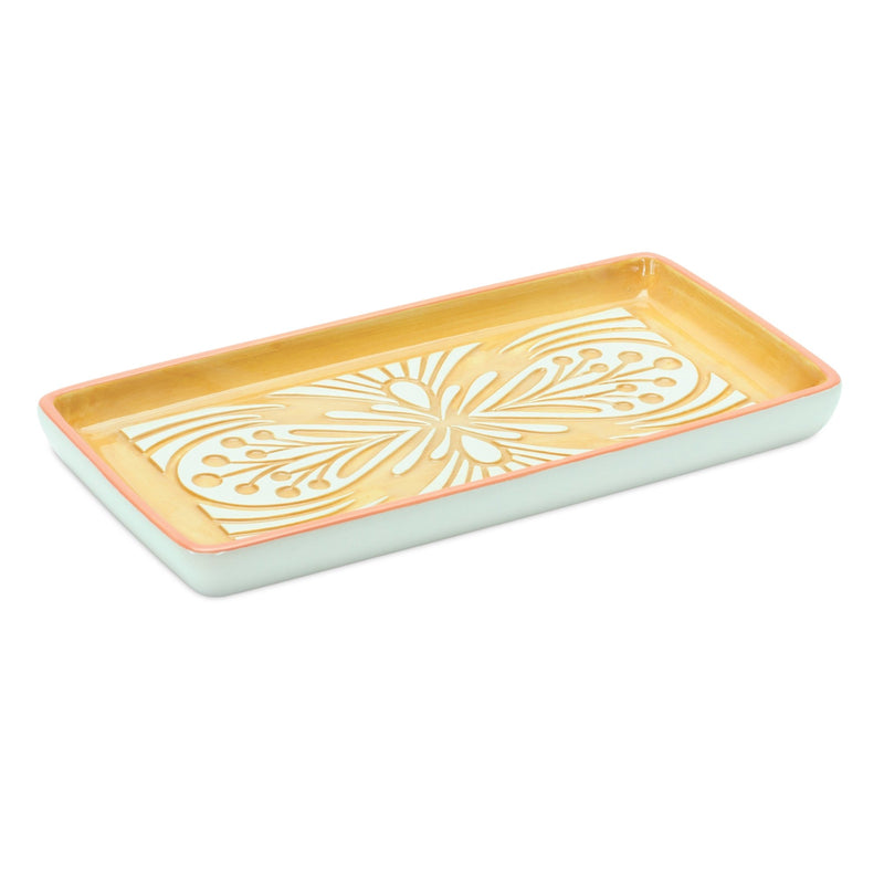 Melrose Ornamental Ceramic Tray (Set of 6)