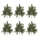 Melrose Pine Spray with Pinecones (Set of 6)