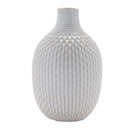 Melrose Notched Ceramic Bottle Vase (Set of 4)