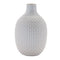 Melrose Notched Ceramic Bottle Vase (Set of 4)