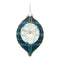 Melrose Plaid Glass Reflector Ornament (Set of 12)