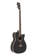 Stagg Jumbo Acoustic-Electric Bass Guitar with Cutaway – Black – SA40BASS ACE-BK
