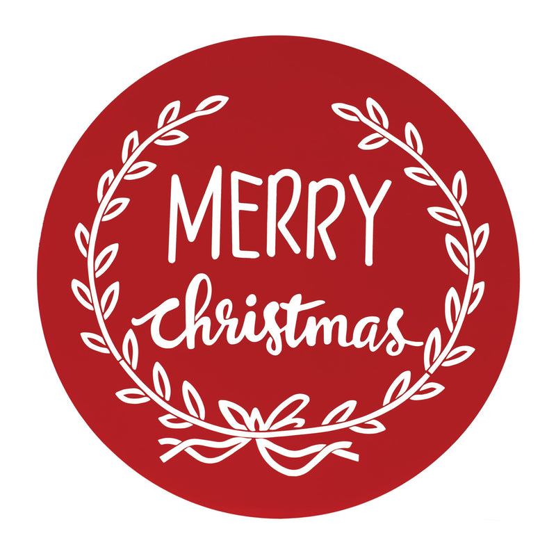 Melrose Cut Metal Merry Christmas Plaque 20"D