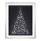 Melrose Holiday Jewel Tree Print Under Glass 23.5"H