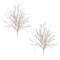 Melrose Glittered Pine Tinsel Branch (Set of 2)