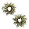 Melrose Winter Pine Wreath (Set of 2)