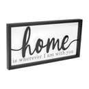 Melrose Home Sentiment Sign 23.5"L Wall Decor, Wood