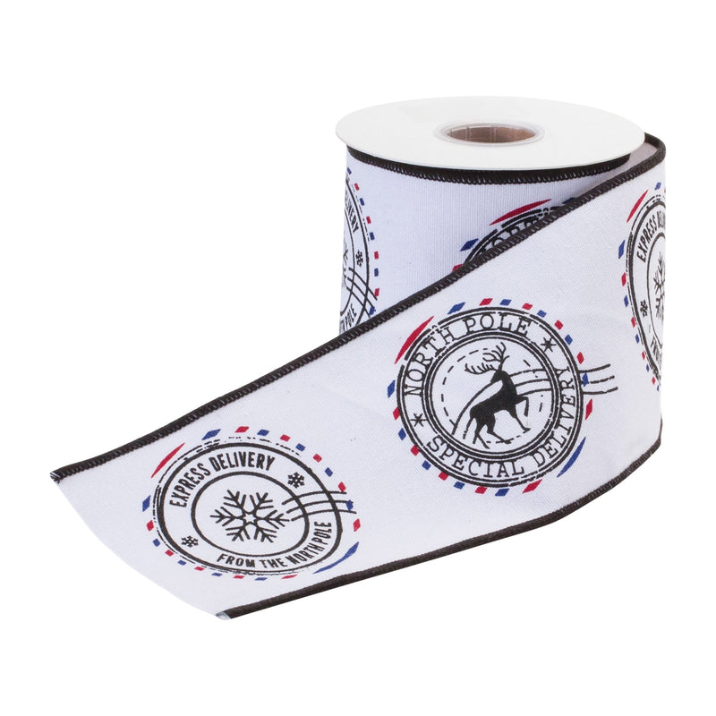 Melrose North Pole Holiday Ribbon (Set of 2)