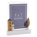 Melrose Wood Tabletop Photo Frame (Set of 2) Multicolor Decor Home Accent