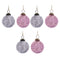 Melrose Distressed Glass Ball Ornament (Set of 6)