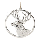 Melrose Deer Mount Ornament (Set of 12)