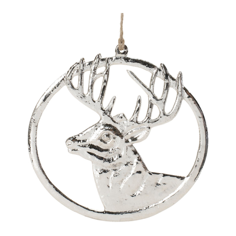Melrose Deer Mount Ornament (Set of 12)