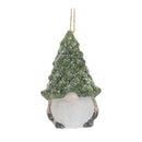 Melrose Terra Cotta Gnome with Pine Tree Hat Ornament (Set of 6)