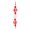Melrose Striped Glass Mini Drop Ornaments – Set of 6