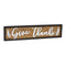 Melrose Woven Give Thanks Sign 32"L
