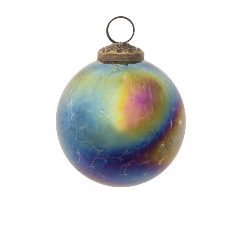 Melrose Iridescent Glass Ball Ornament (Set of 12)