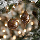 Melrose Iridescent Swirl Glass Ornament (Set of 12)