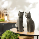 Melrose Modern Sitting Cat Statue (Set of 4)