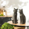 Melrose Modern Sitting Cat Statue (Set of 4)