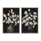 Melrose Beige Eucalyptus Print Wall Decor, Modern, Wood, Plastic