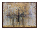 Melrose Painted Landscape Canvas Wall Decor with Wood Frame and Gold Finish 31.5