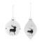 Melrose Glittered Glass Deer Ornament (Set of 6)