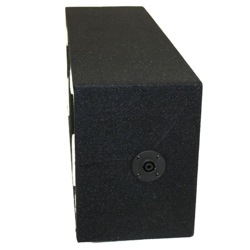 DEEJAY LED 8" Dual Woofer & Tweeter Empty Chuchera Speaker Enclosure – Green