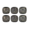 Melrose Ornamental Punched Metal Candle Holder (Set of 6)