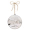 Metal First Snow Disc Ornament (Set of 12)