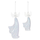 Melrose Iridescent Glass Angel Ornament (Set of 6)
