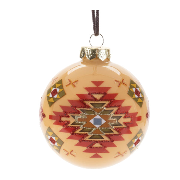 Melrose Western Glass Ball Ornament (Set of 6)