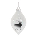 Melrose Glittered Glass Deer Ornament (Set of 6)