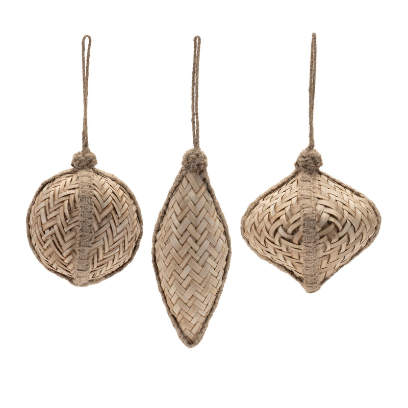 Melrose Woven Bamboo Ornament (Set of 6)