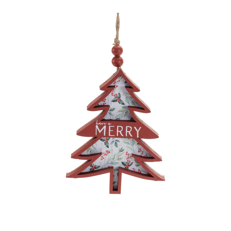 Melrose Rustic Tree Ornament (Set of 12)