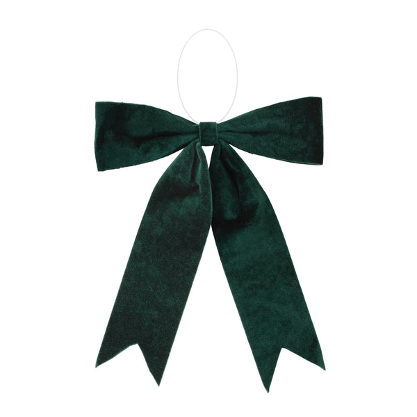 Melrose Emerald Green Holiday Bow (Set of 2)