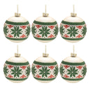 Melrose Nordic Glass Ball Ornament (Set of 6)