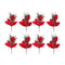 Melrose Beaded Pomegranate and Pear Pine Pick (Set of 8)