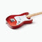 Loog Fender X Loog 3-String Stratocaster Guitar - Candy Apple Red