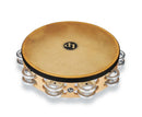 Latin Percussion LP384-AL Pro 10" Double Row Headed Tambourine - Aluminum