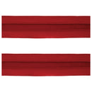 Melrose Red Wired Ribbon (Set of 2)