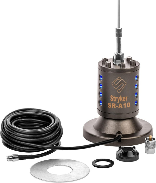 Stryker SR-A10MM 10K Watt Magnetic Mount CB & 10-Meter Antenna